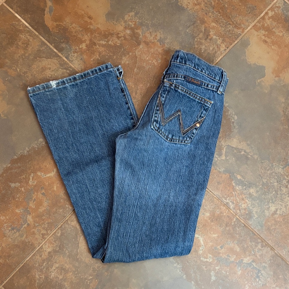Wrangler girls Blue Denim Jeans 14 regular